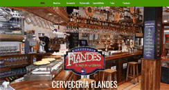 Desktop Screenshot of cerveceriaflandes.com